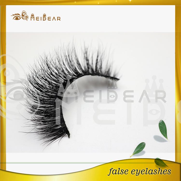 Hand made high quality 3D mink eyelashes supply in indonesia